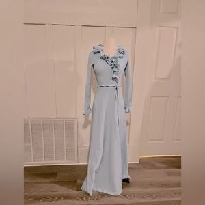 Women’s 70s Vintage Baby Blue Dress